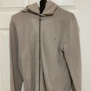 All saints zip up hoodie